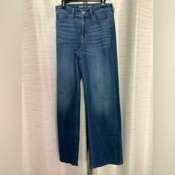 Old Navy High Waisted Wide Leg Jean 10Tall - Picture 2 of 5
